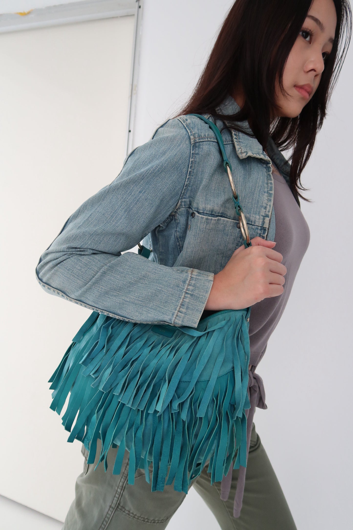 YSL Suede Fringe bag