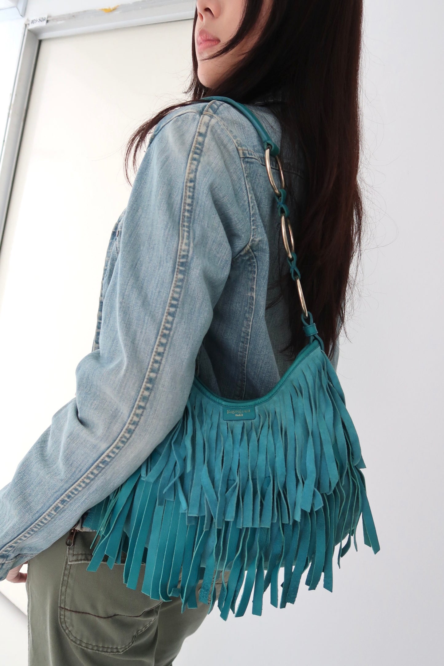 YSL Suede Fringe bag