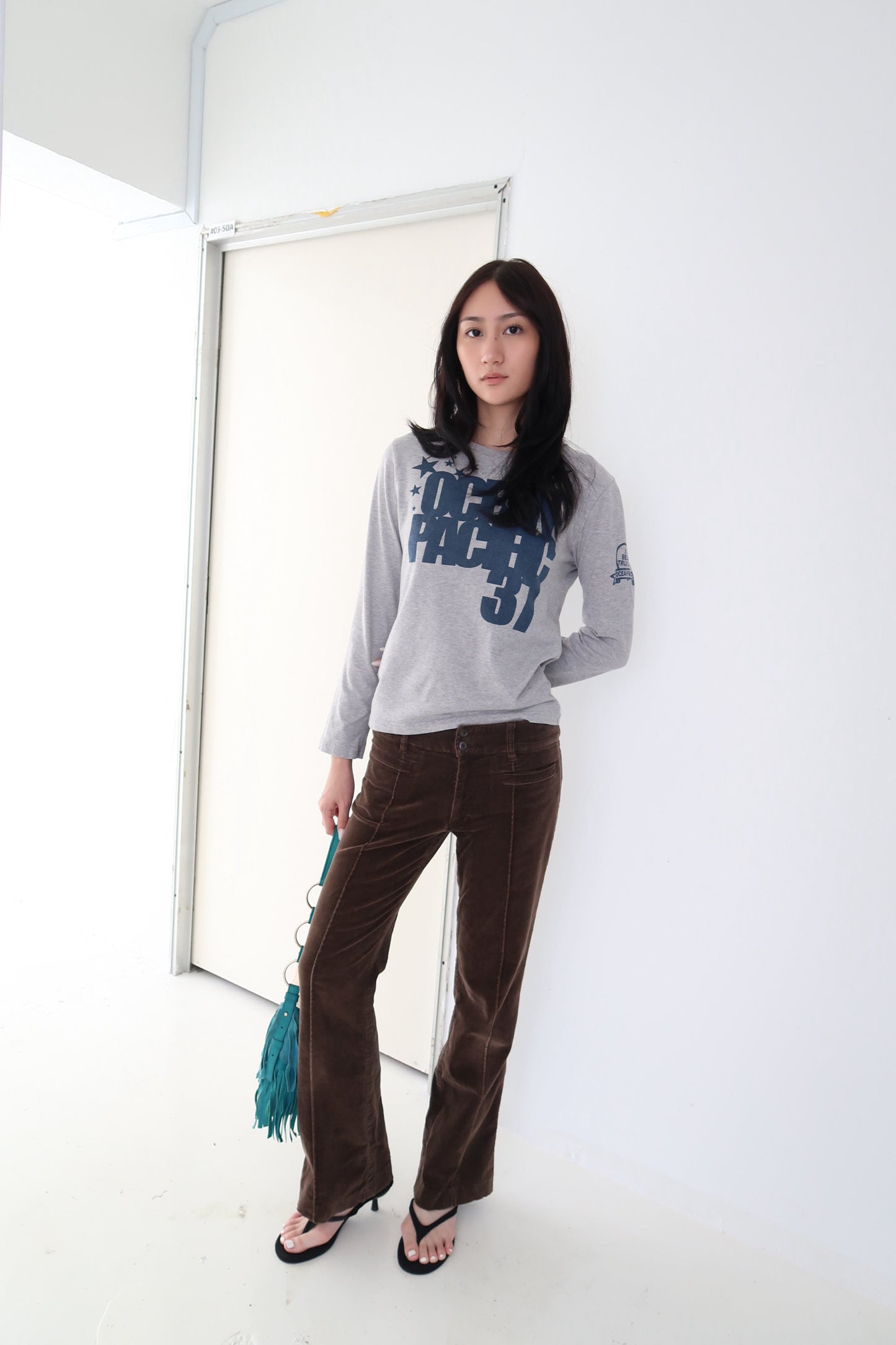 Grey Star Top