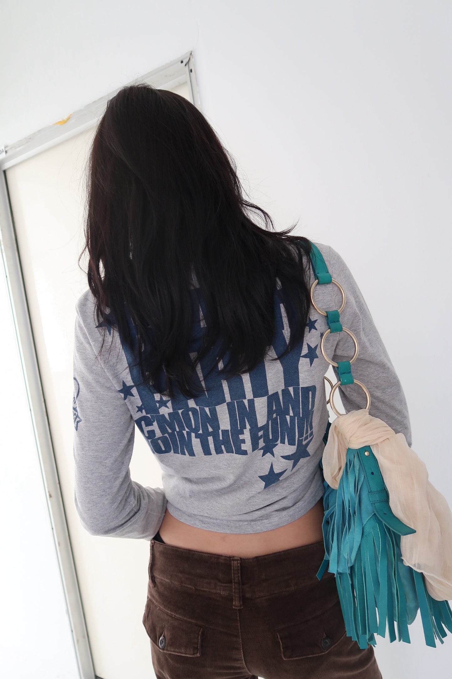 Grey Star Top