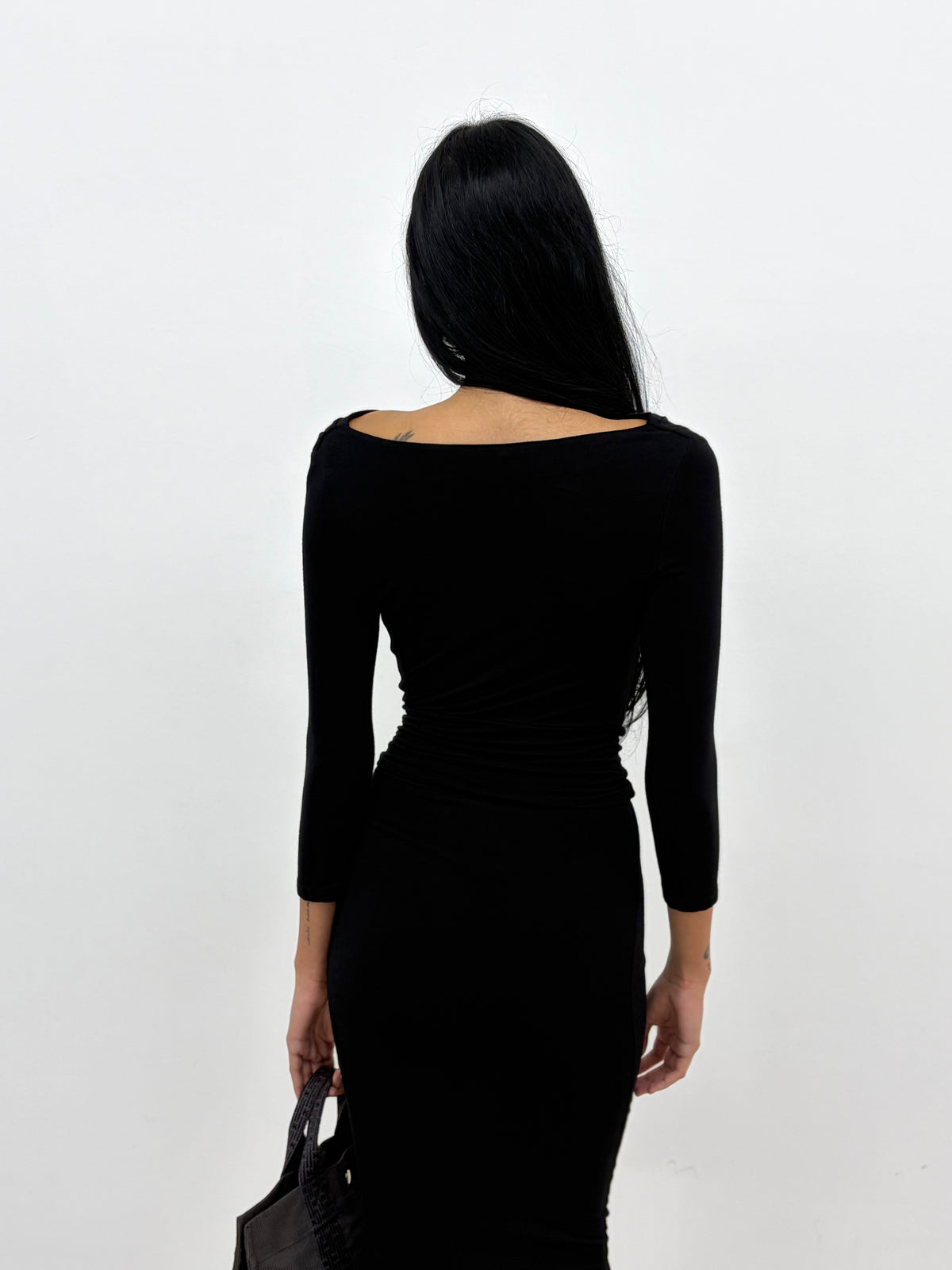 Gathered Long Dress