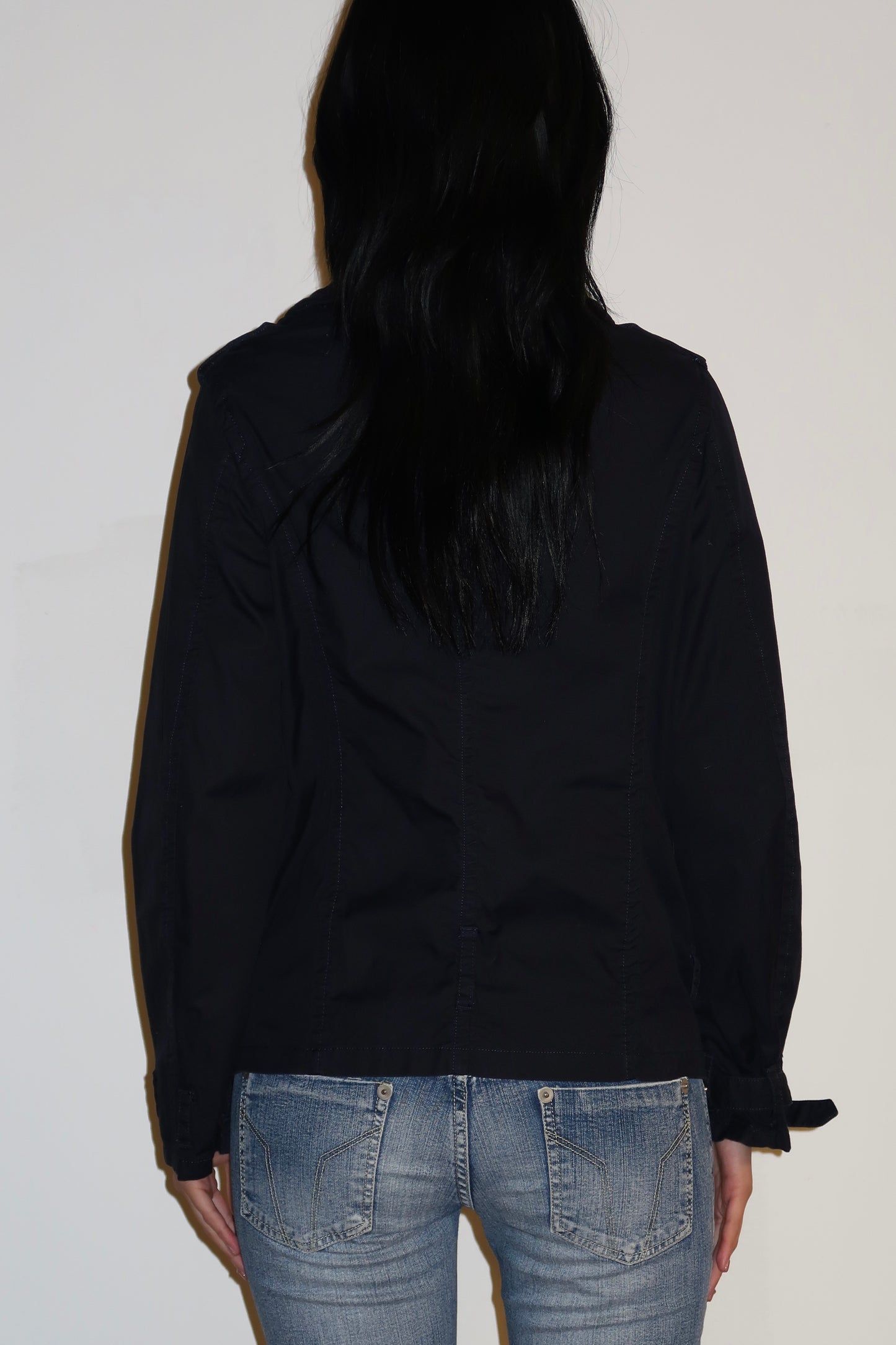 Navy Zipper Jacket