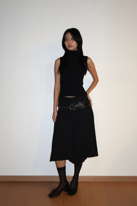 Black Midi Skirt