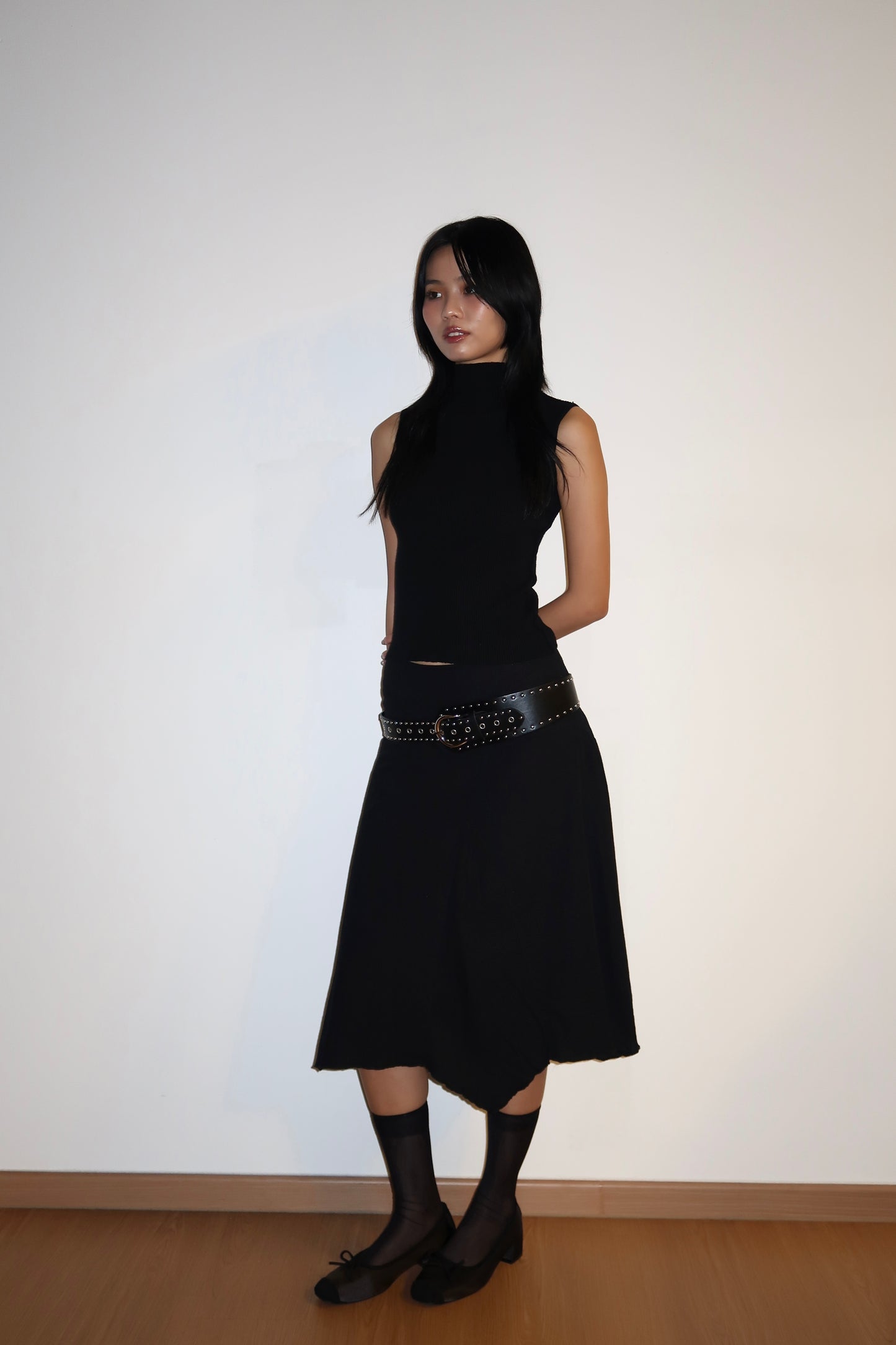 Black Midi Skirt