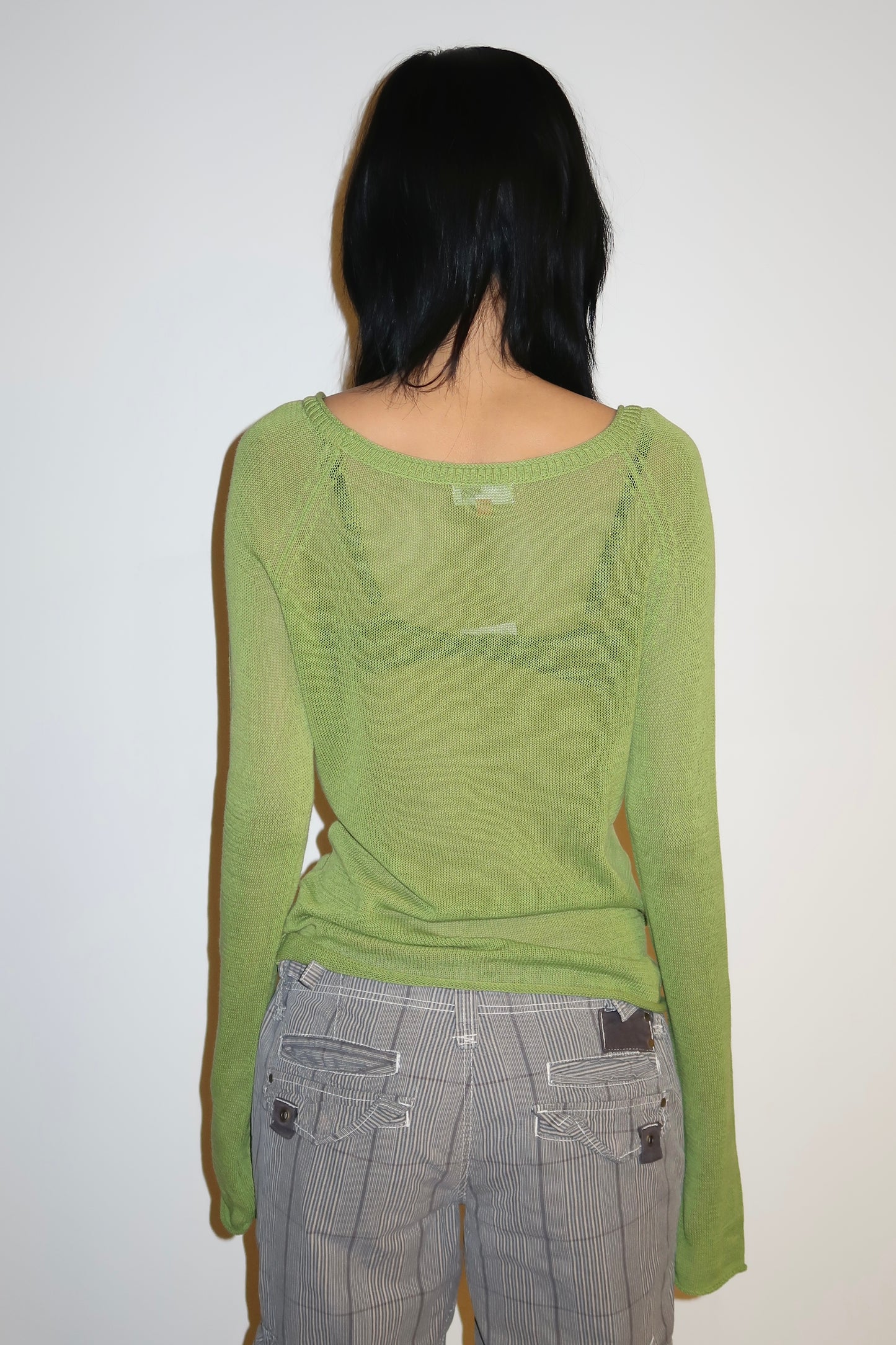 Green Knit Sweater