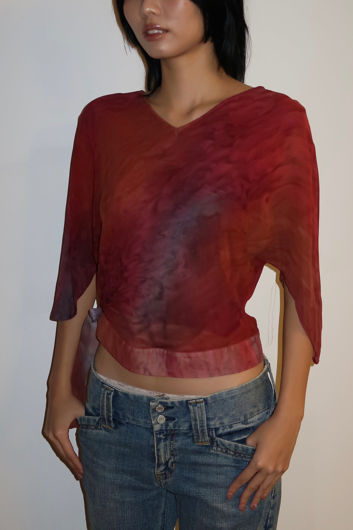 Colourful Silk Top