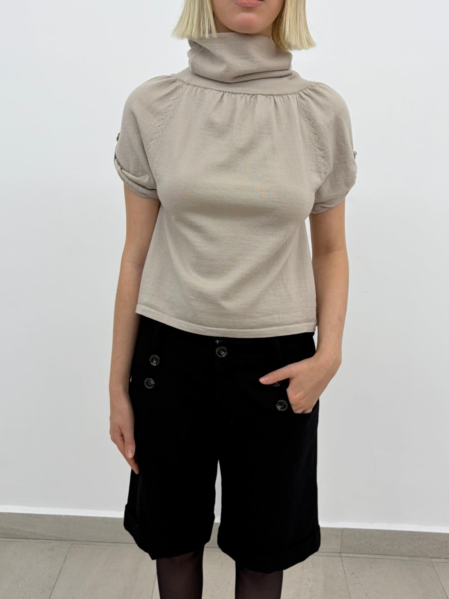 Button Capris Pants