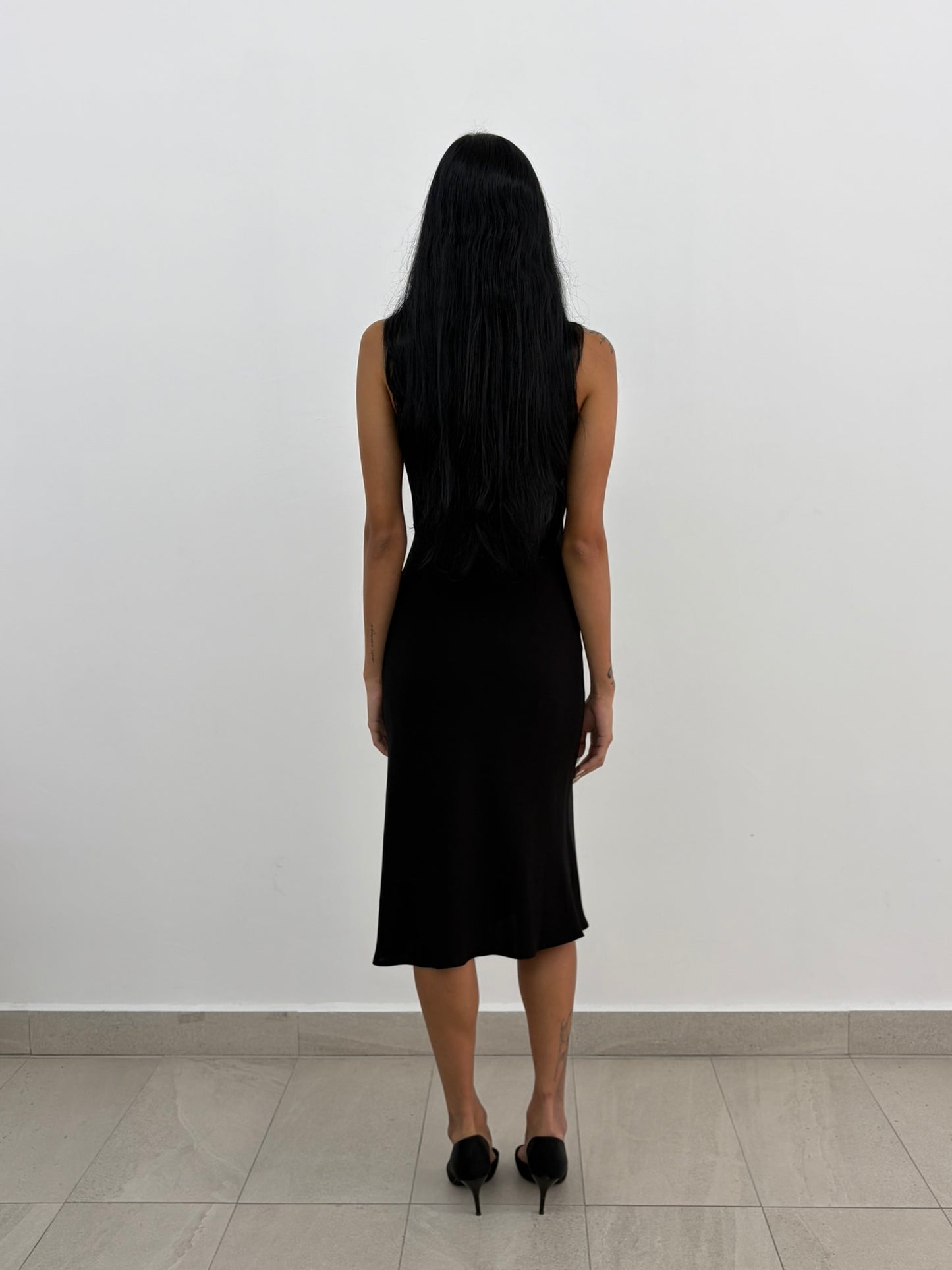 Drape Midi Dress