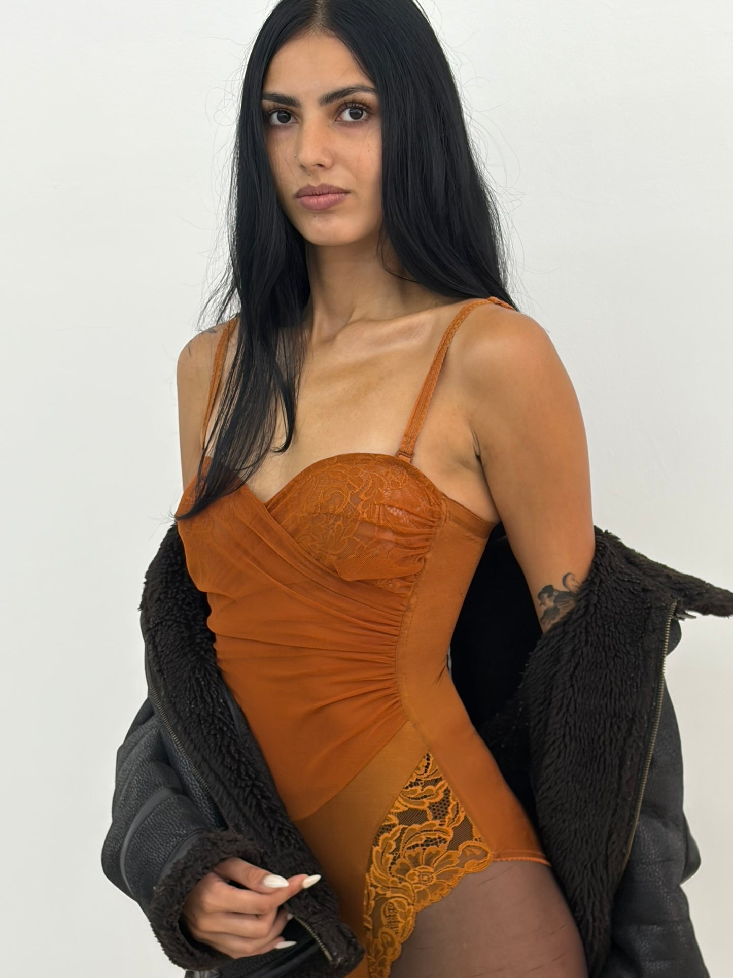 Mesh Lacey Bodysuit