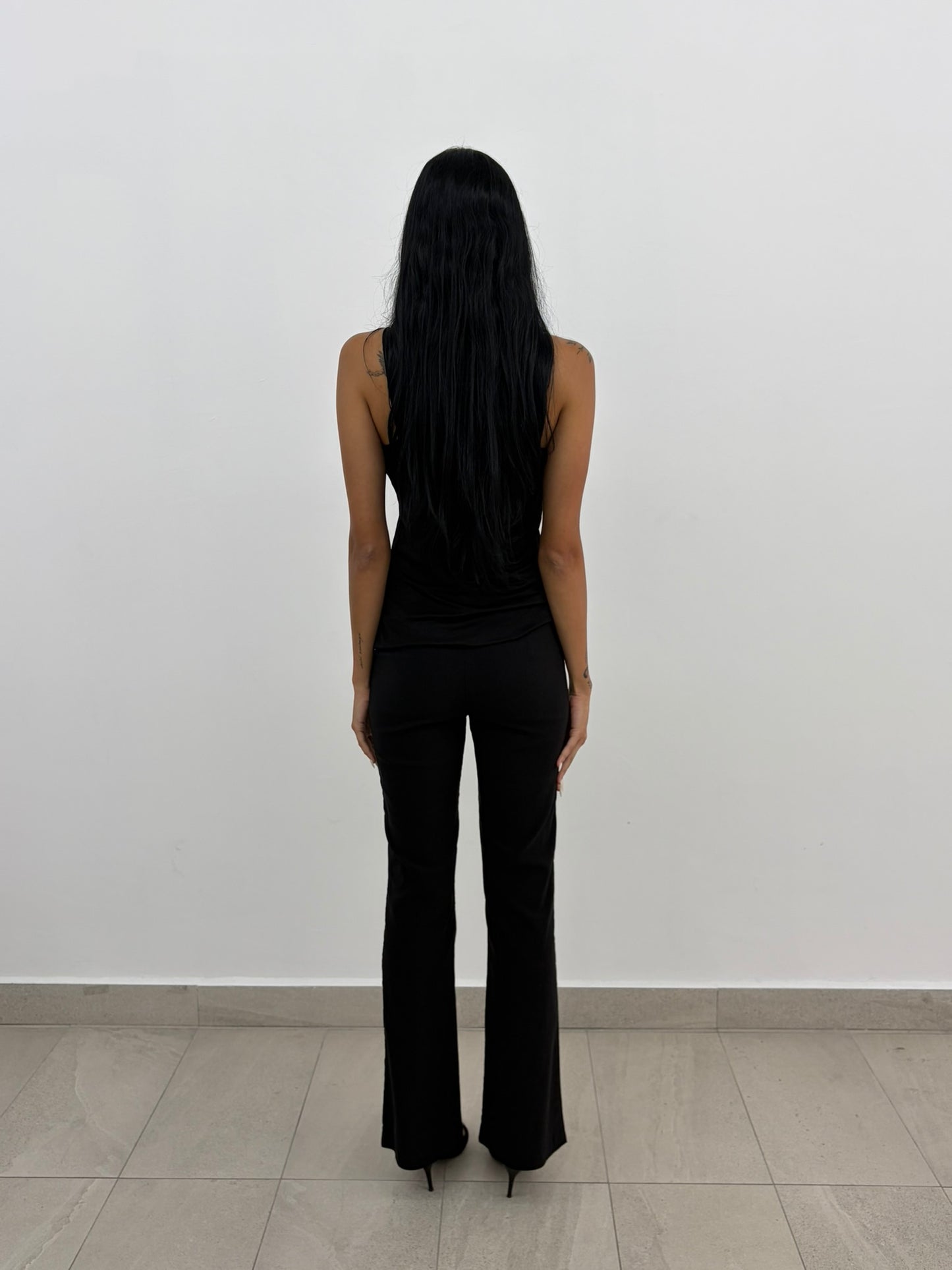 Low Rise Flare Pants
