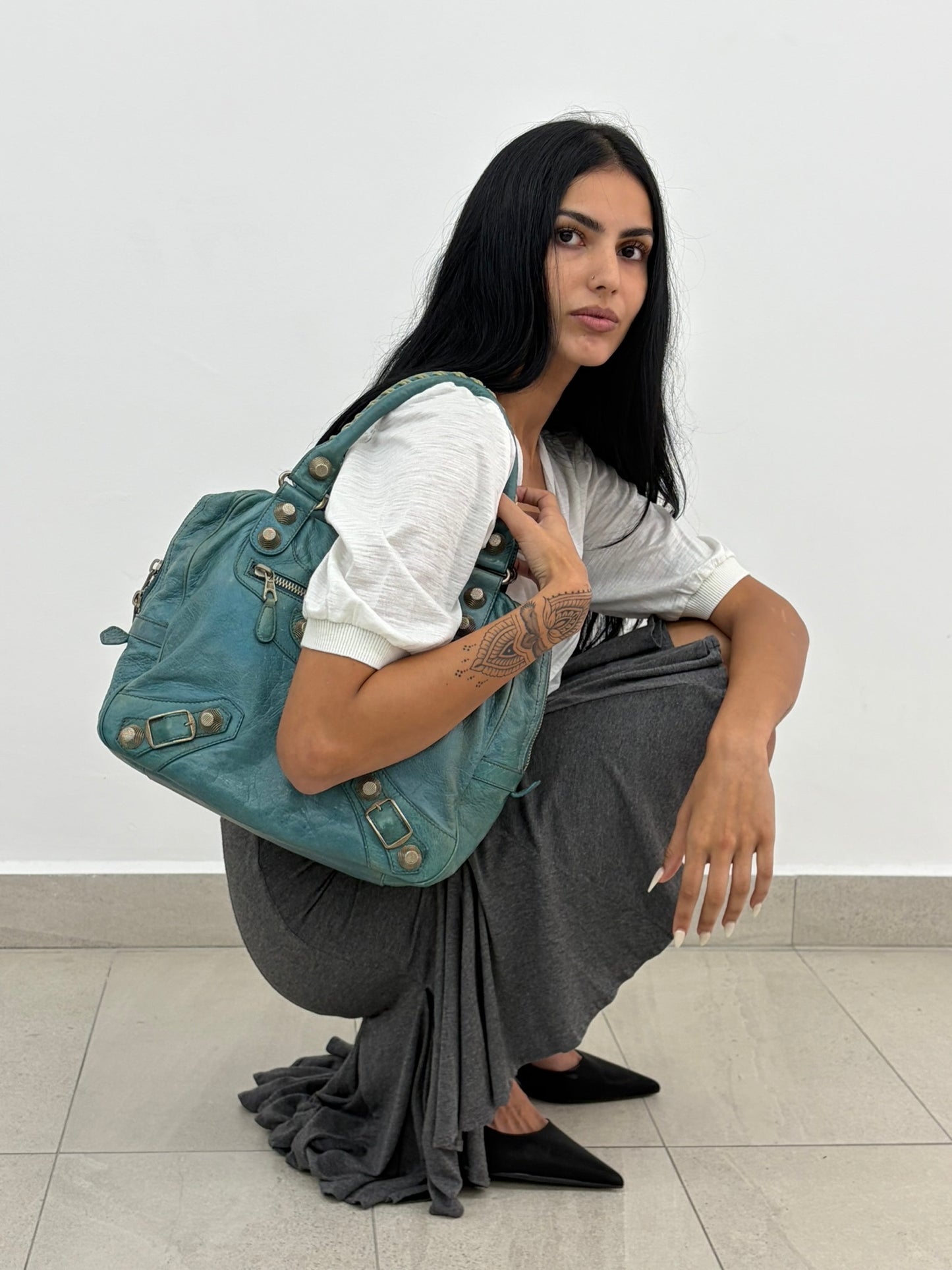 Balenciaga Street Bowler Bag