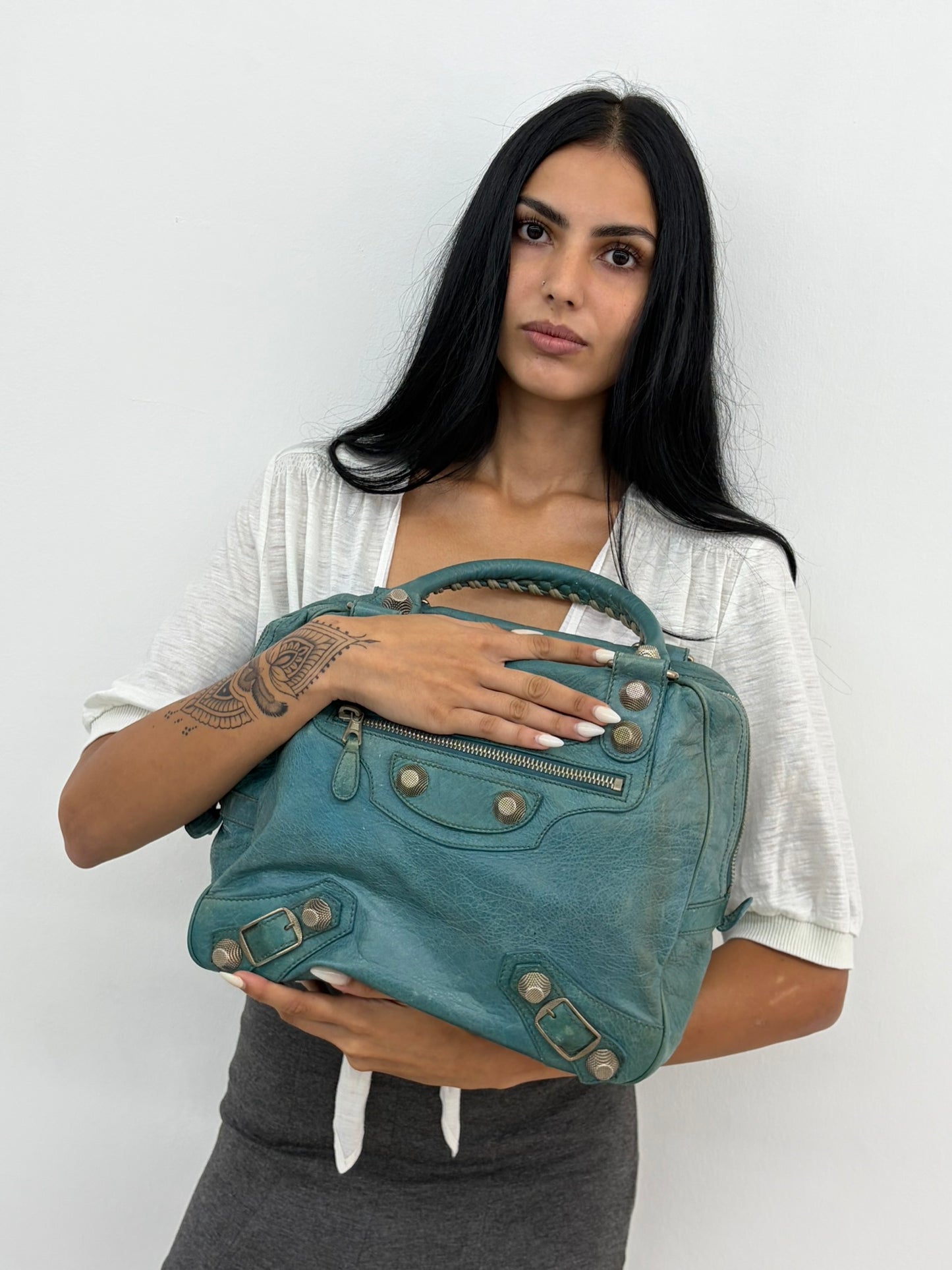 Balenciaga Street Bowler Bag
