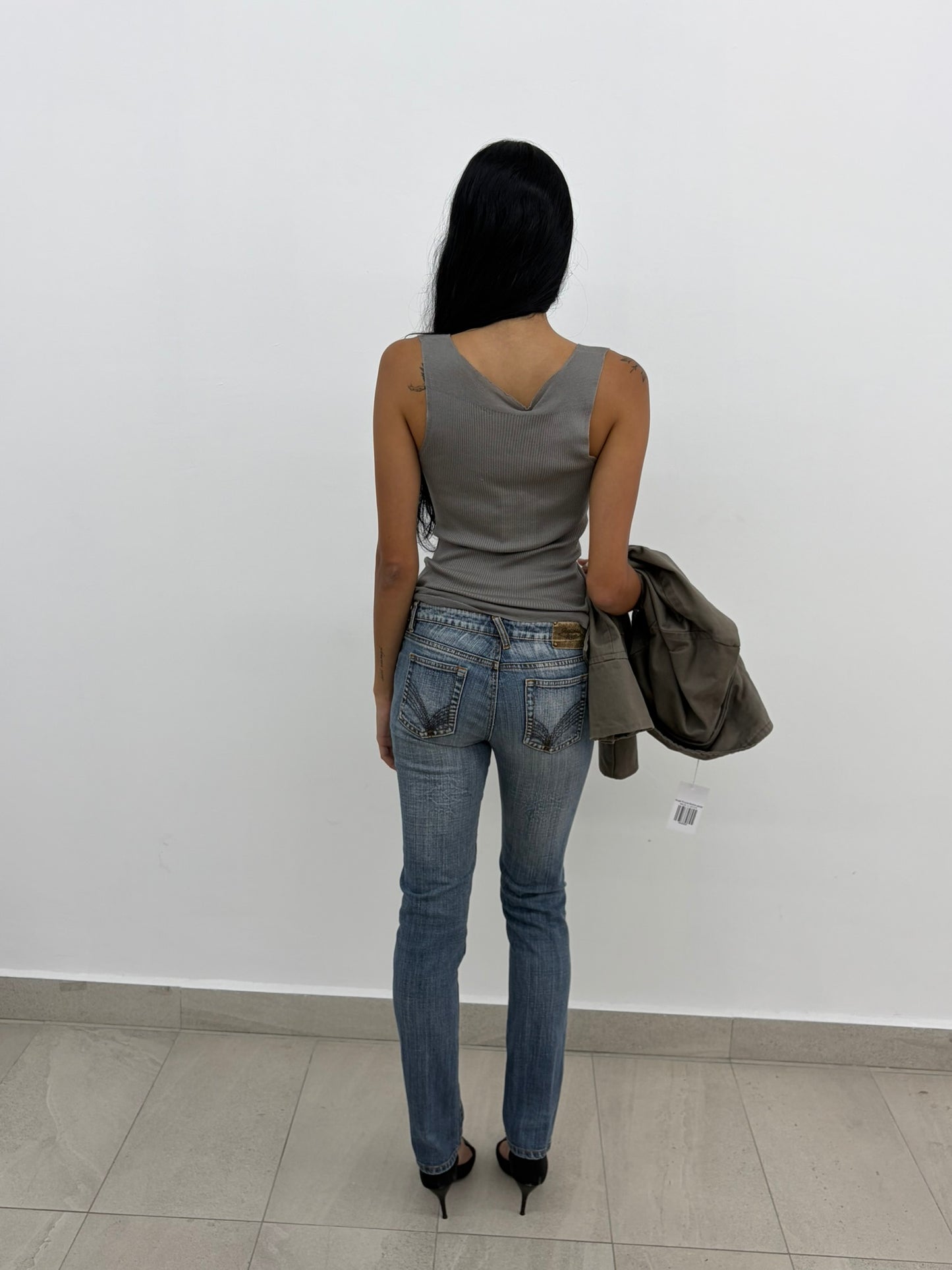 YSL Ribbed Knit Tank
