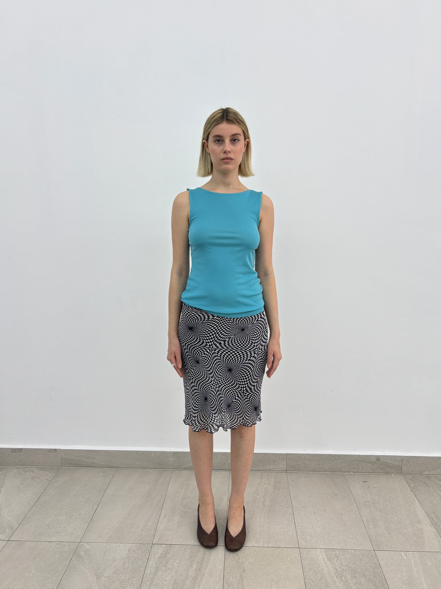 Teal Blue Tank Top