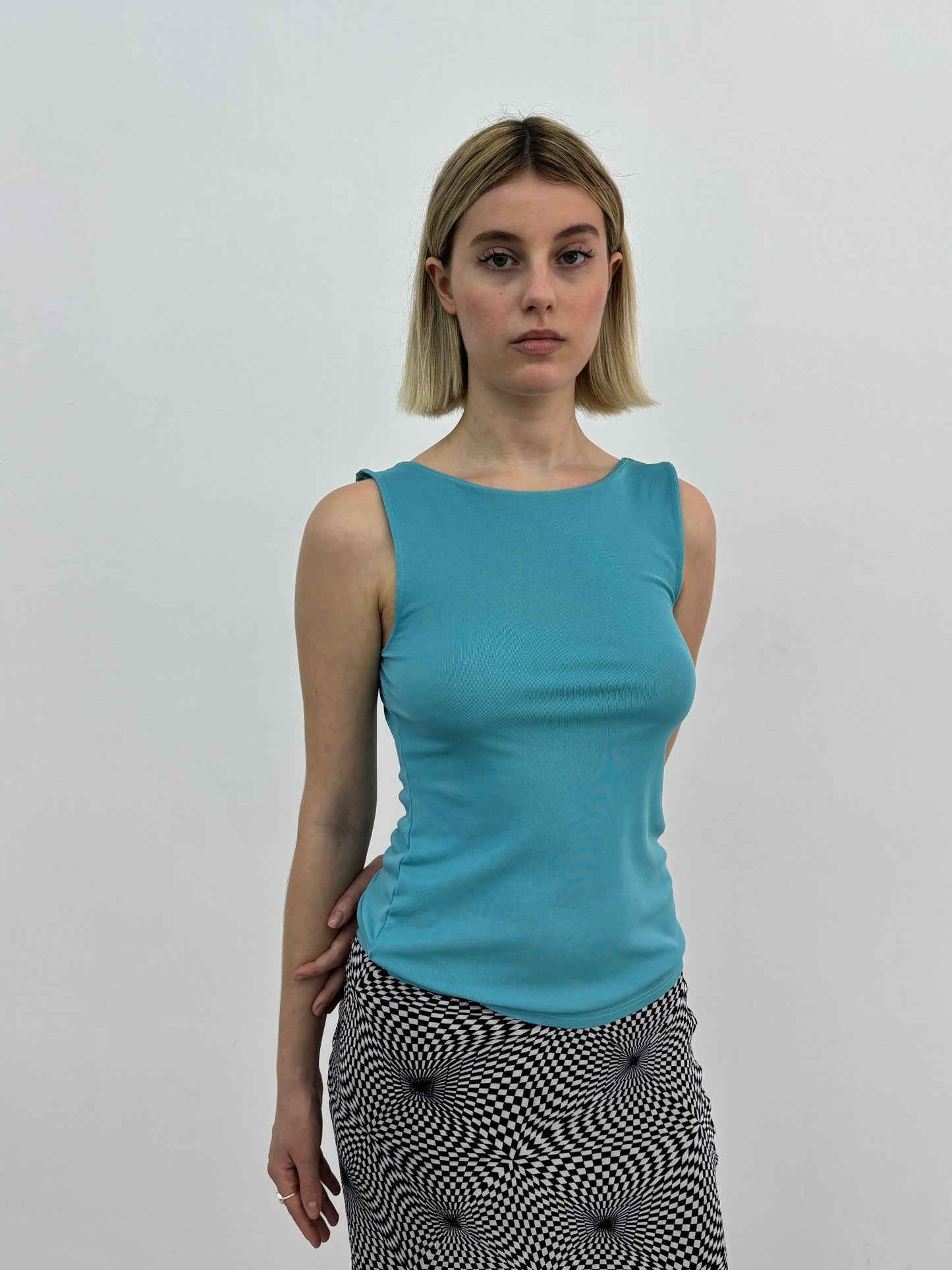 Teal Blue Tank Top