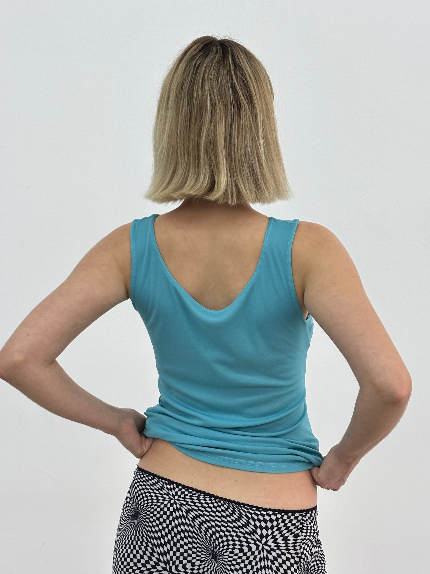 Teal Blue Tank Top