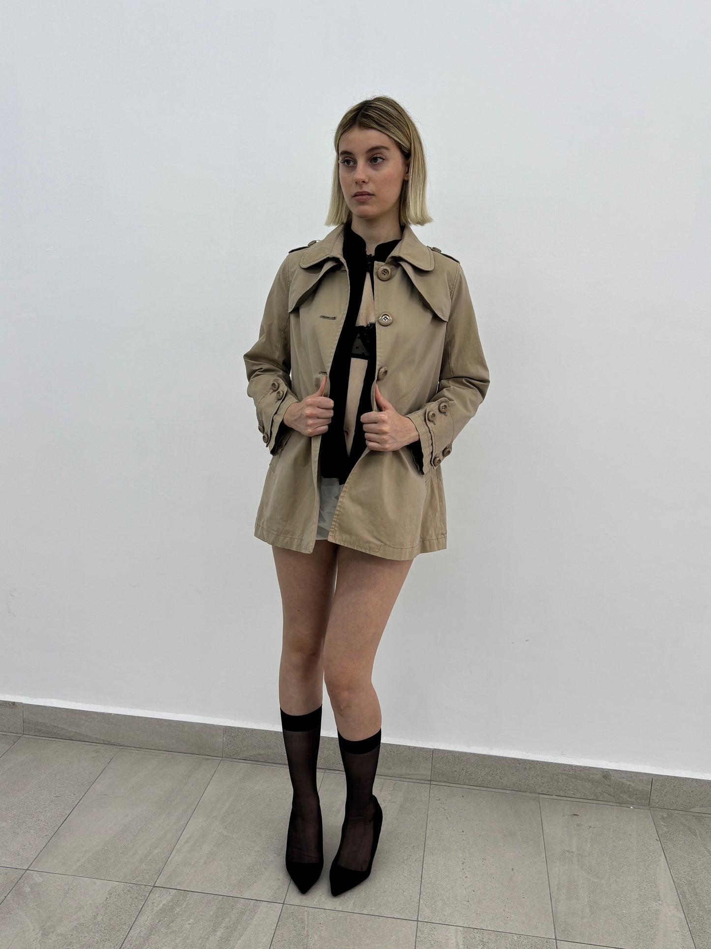 Khaki Button Jacket