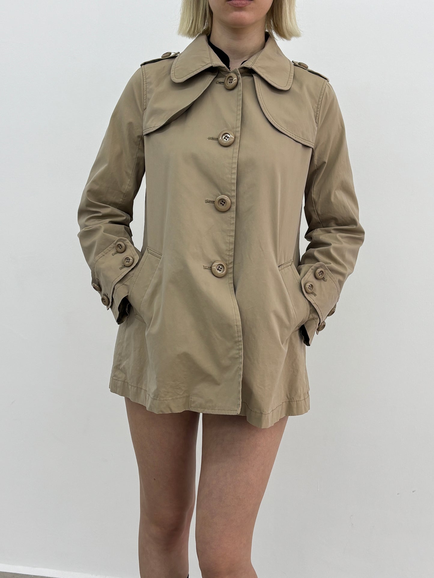 Khaki Button Jacket