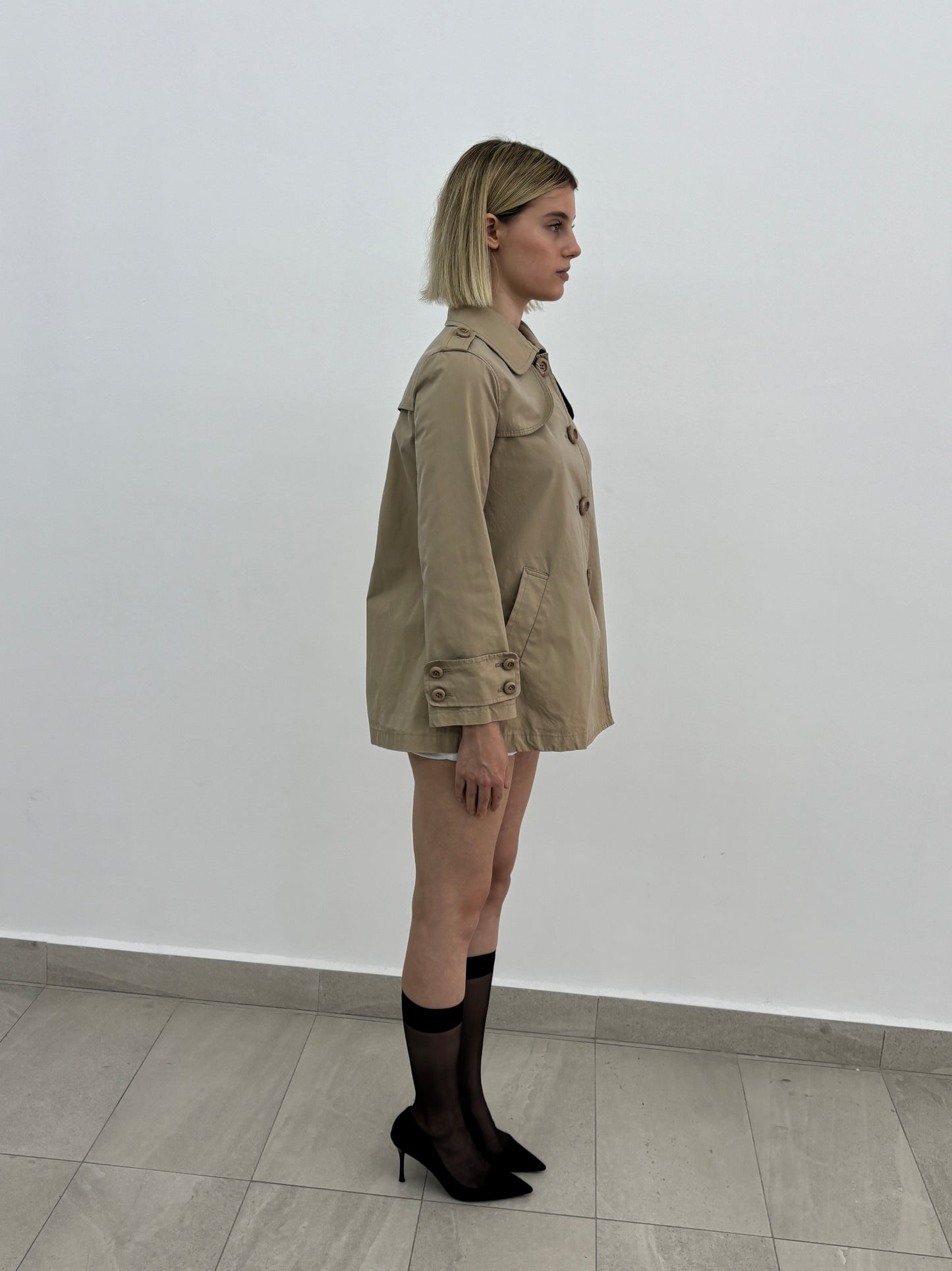 Khaki Button Jacket