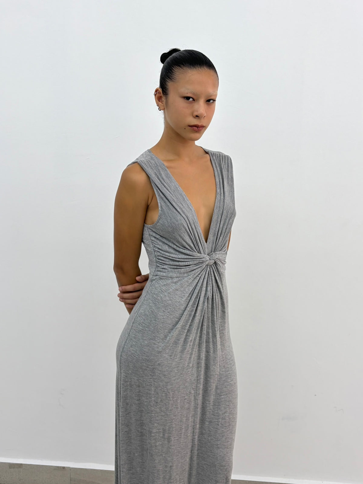 Long Grey Dress