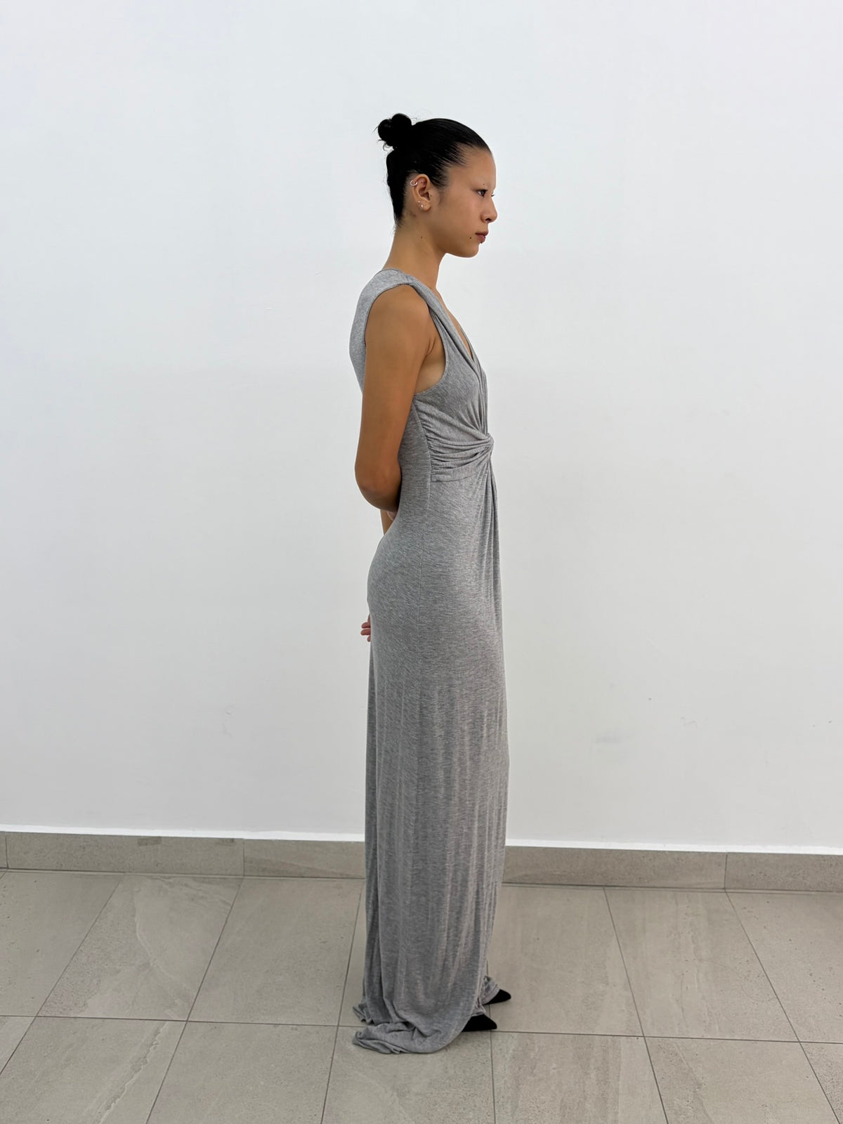 Long Grey Dress
