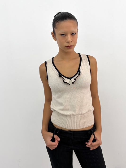 Knit Ruffle Top