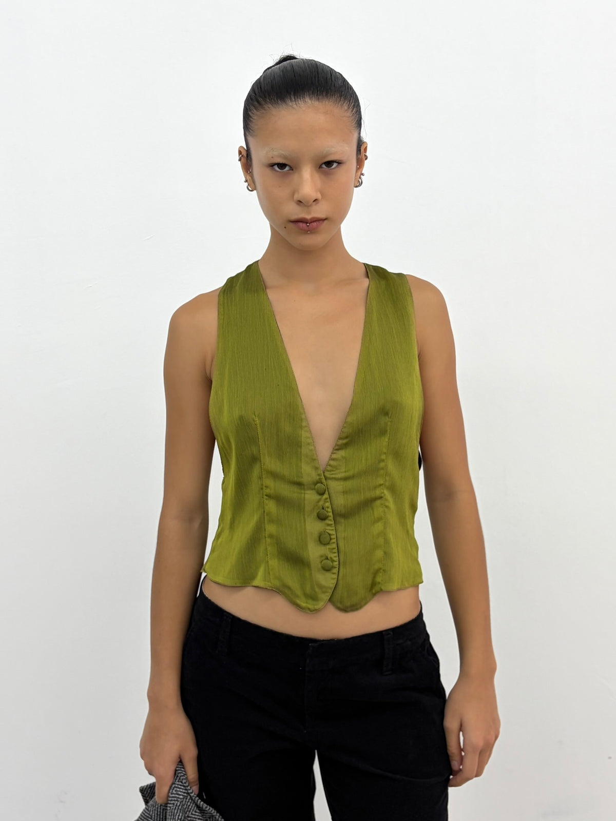 Reversible Green Top