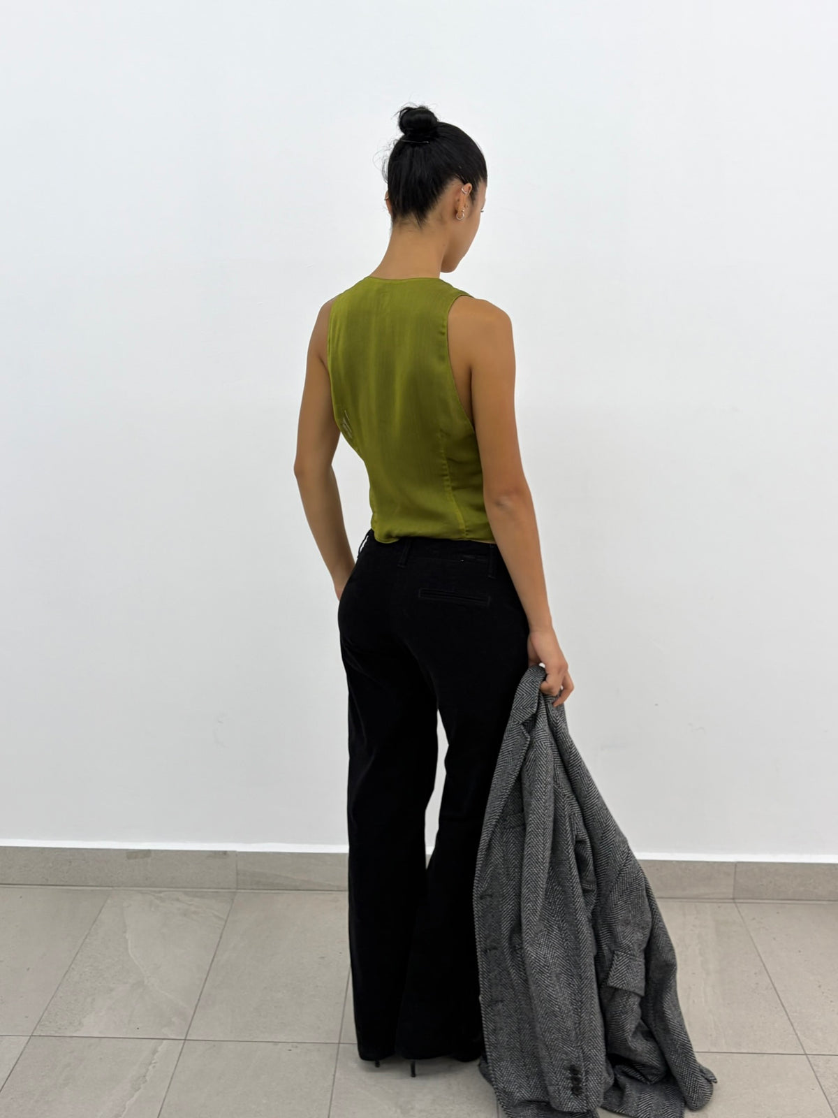 Reversible Green Top