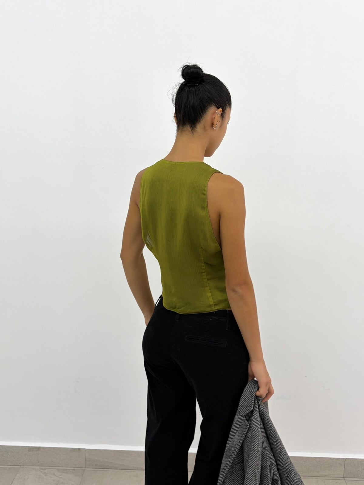Reversible Green Top