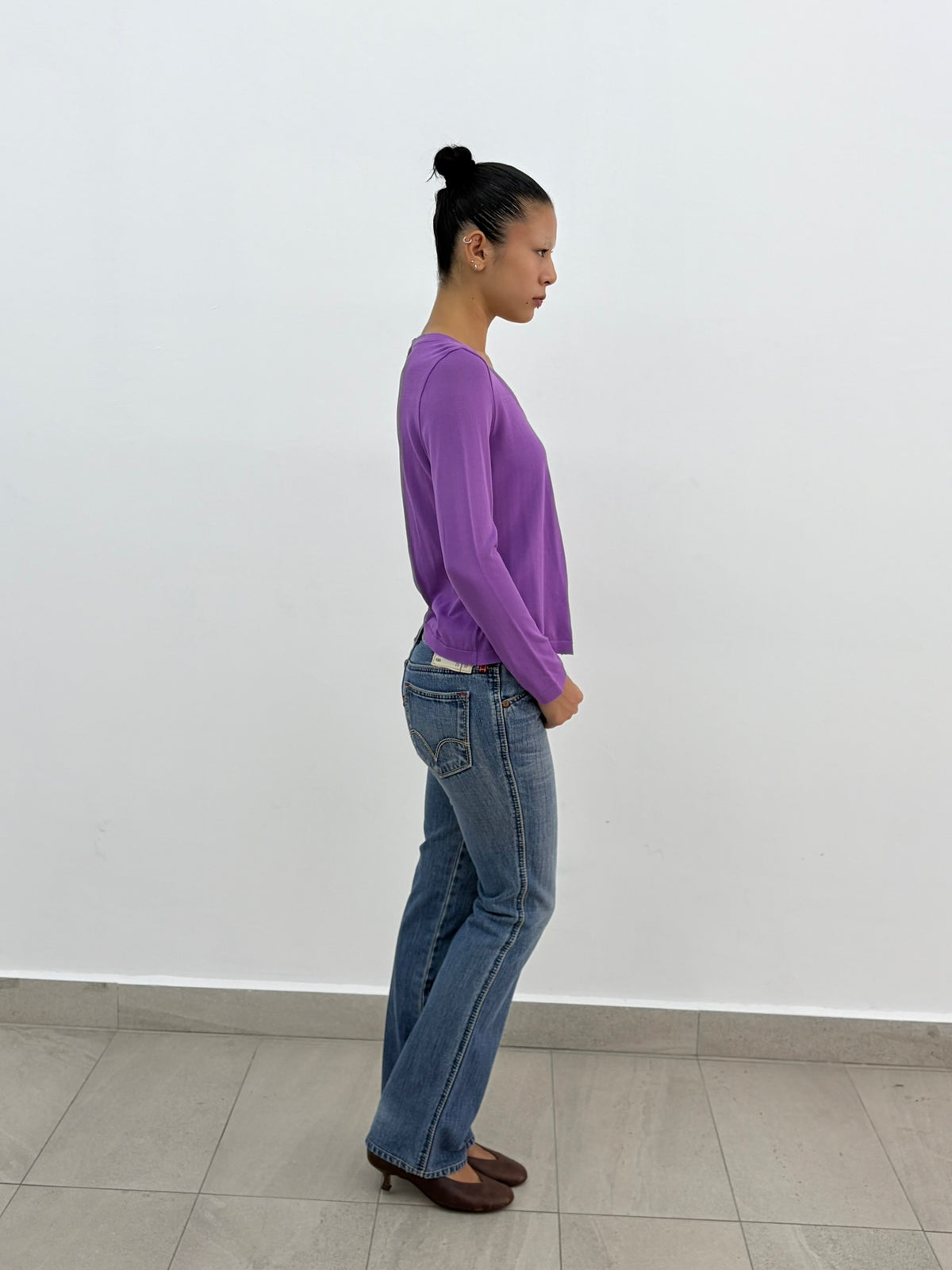 Purple Cardigan