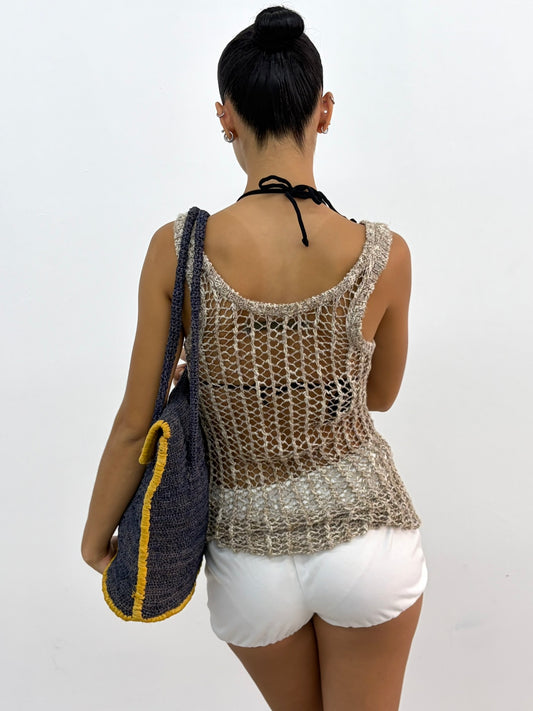 Straw Shoulder Bag