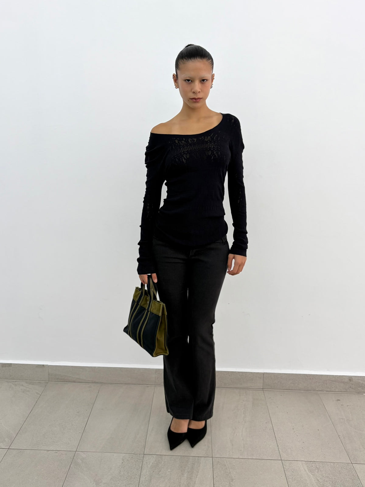Green Hermes Herline Bag