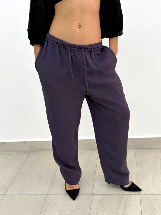 Purple Baggy Pants