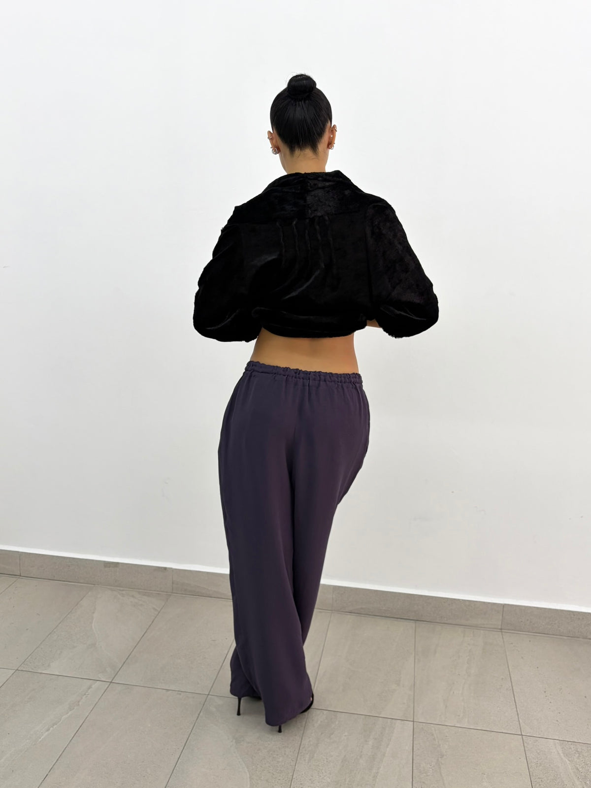 Purple Baggy Pants
