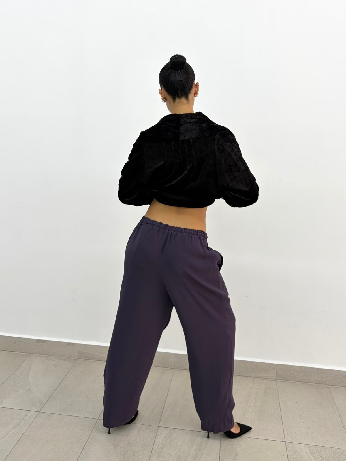 Purple Baggy Pants