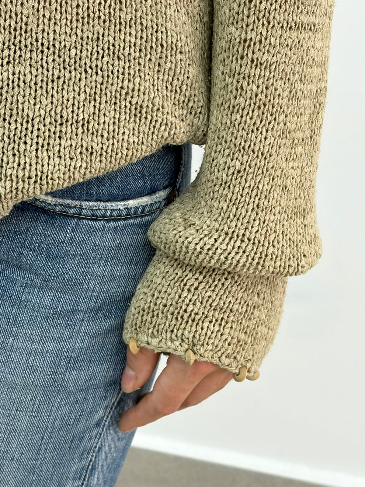 Bead Knit Sweater