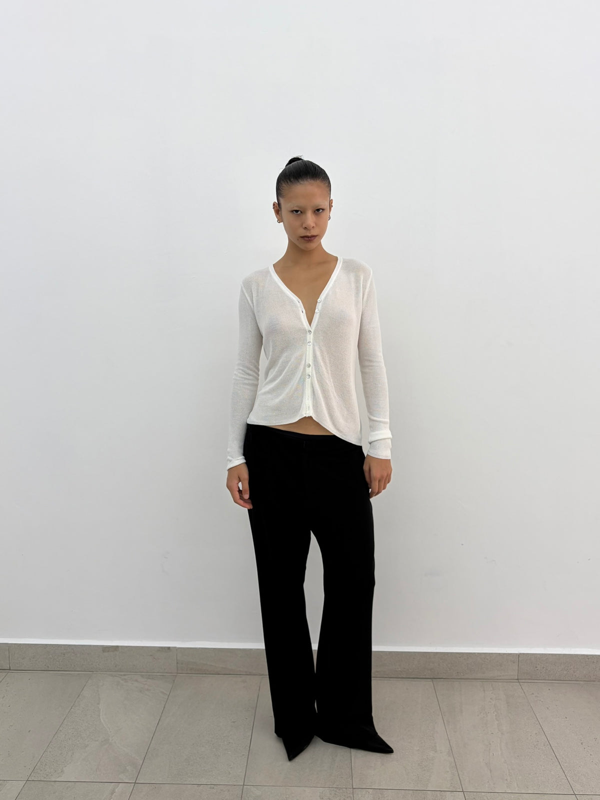 Black Low Rise Pants