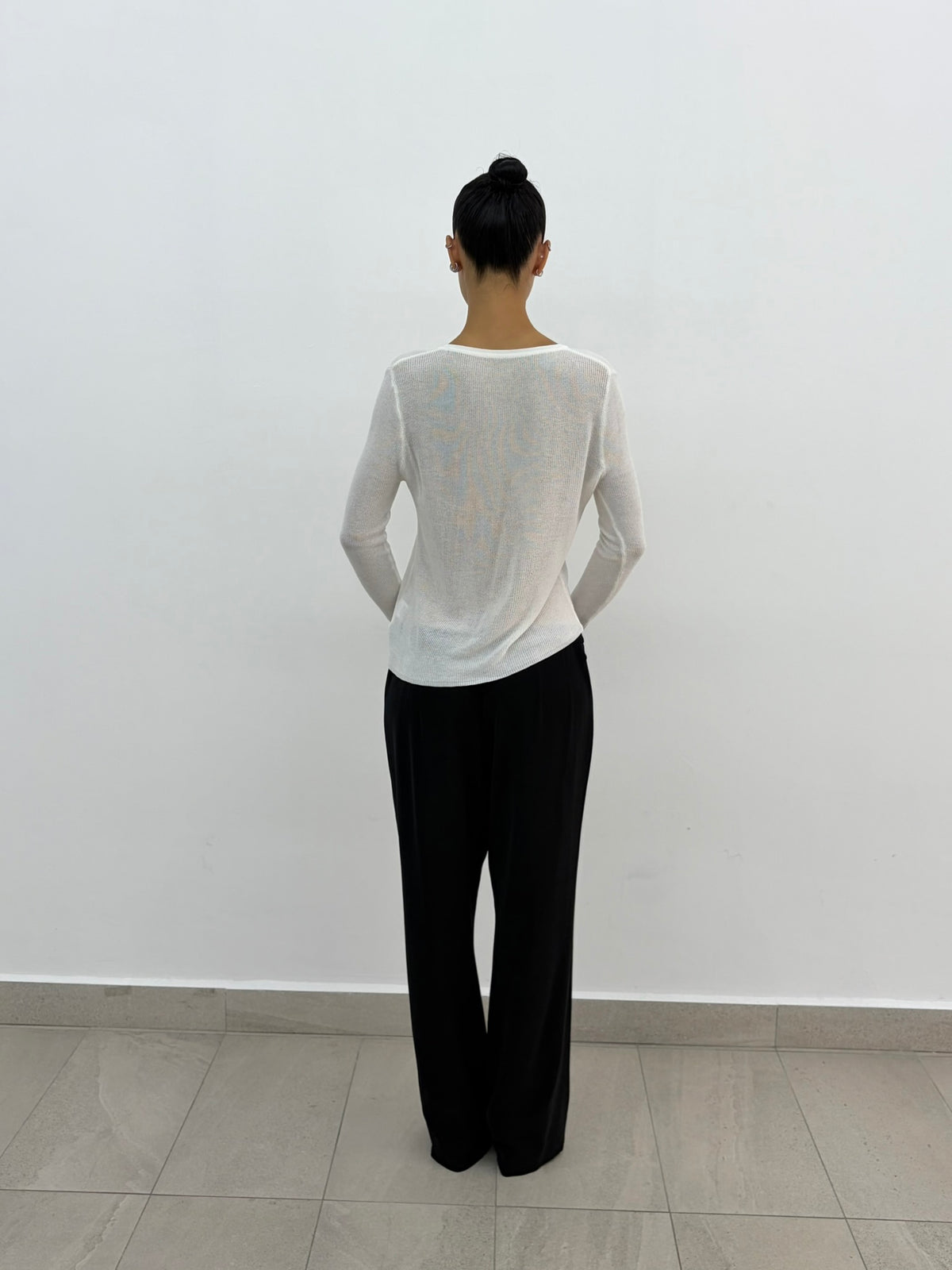 Black Low Rise Pants