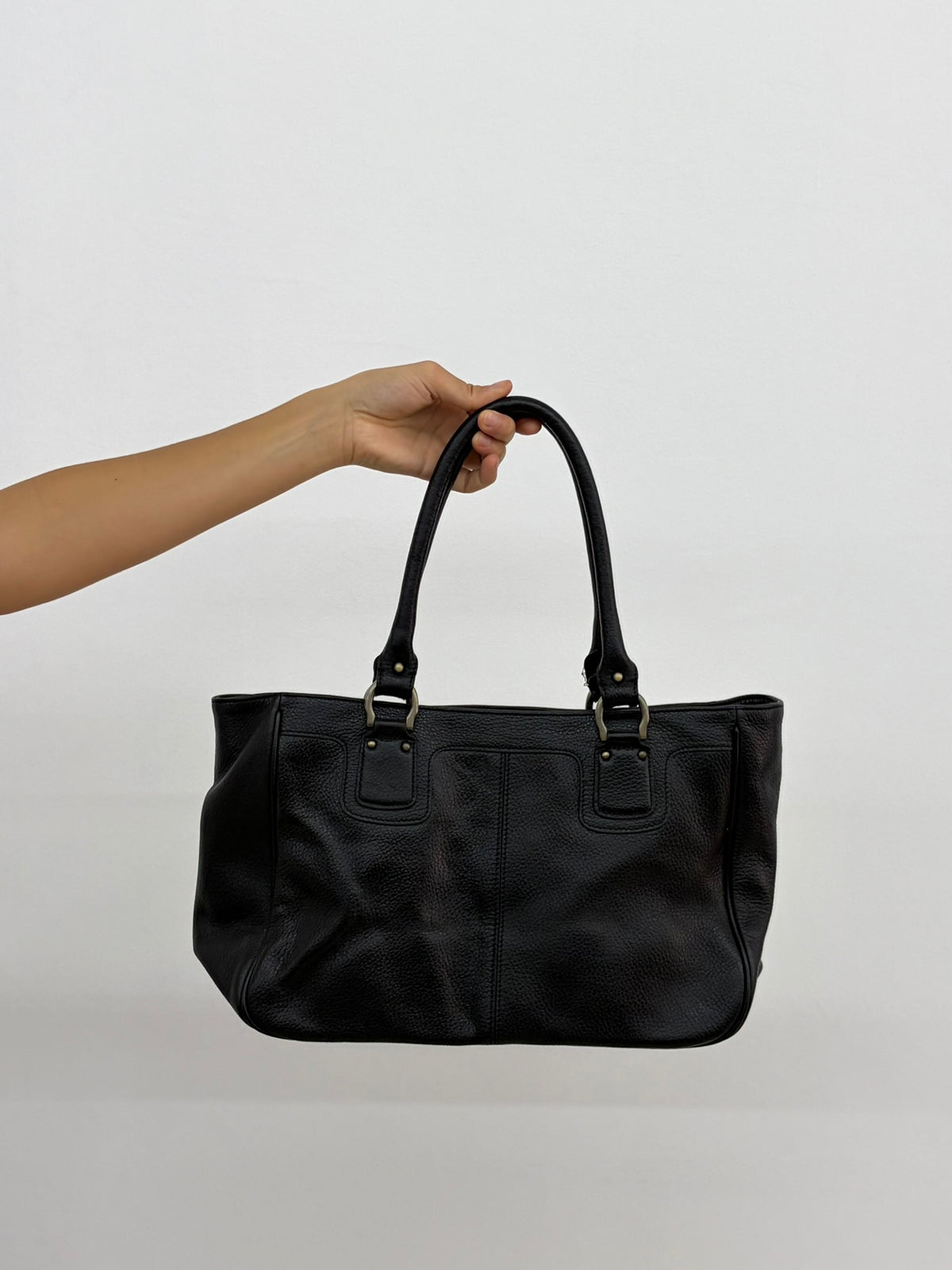 Zipper Black Bag