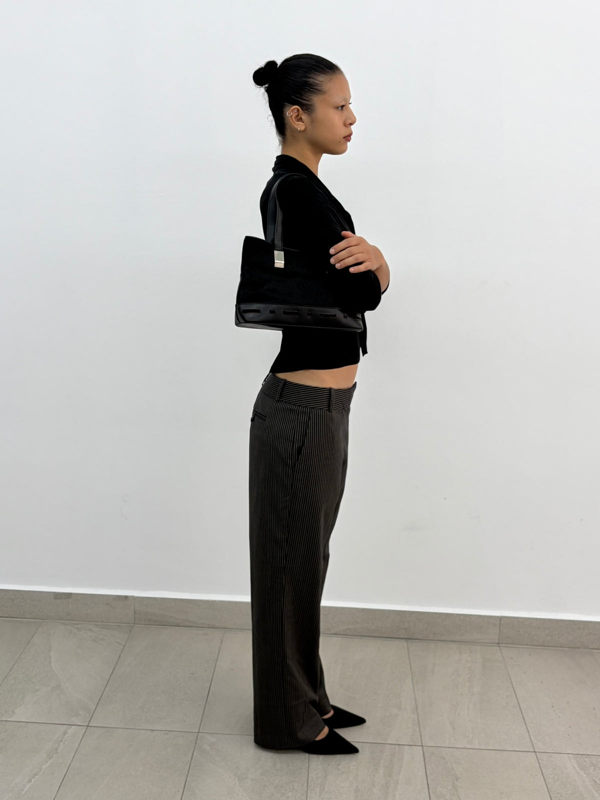 Stripe Straight Pants