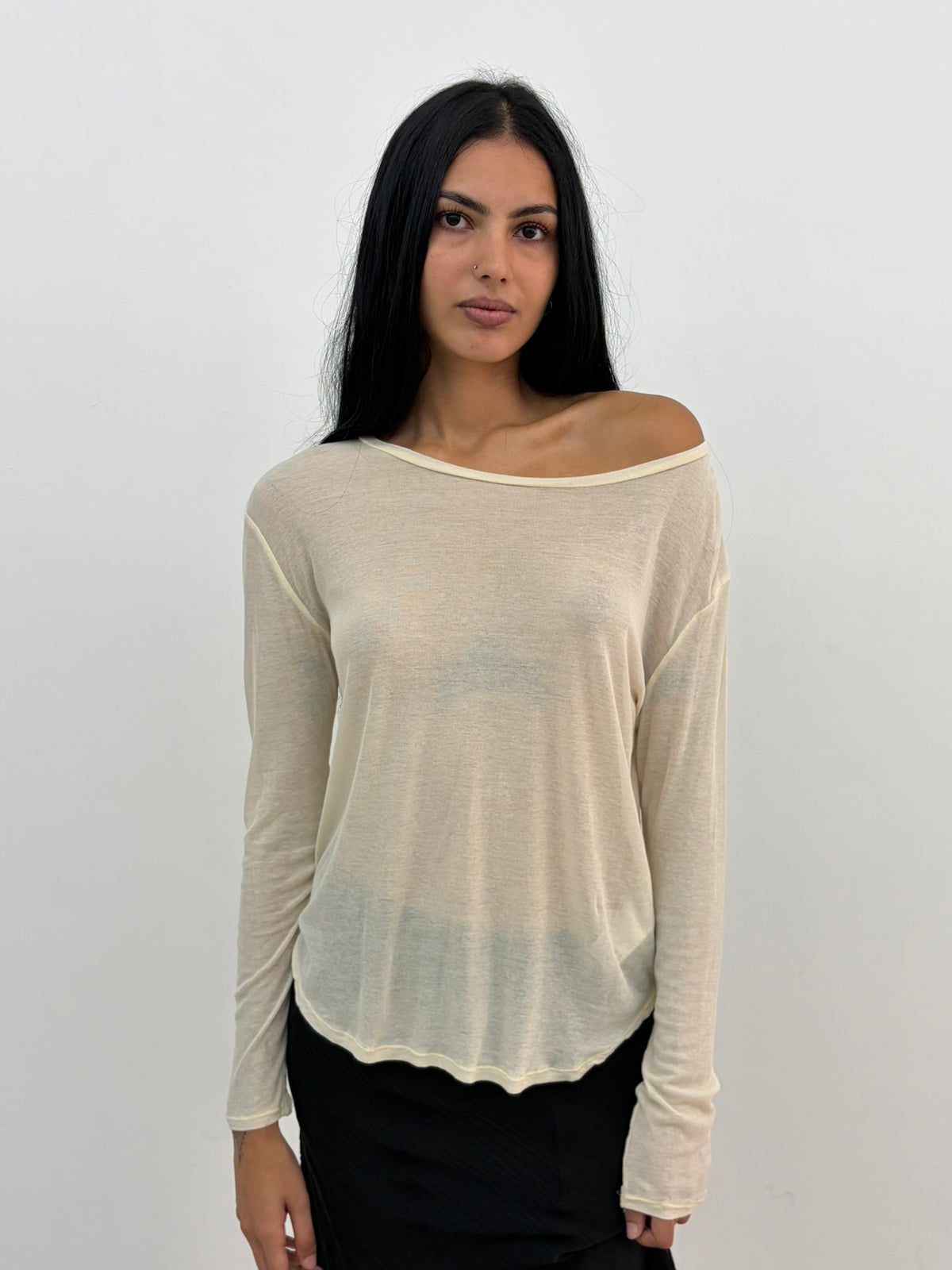 Sheer Beige Top