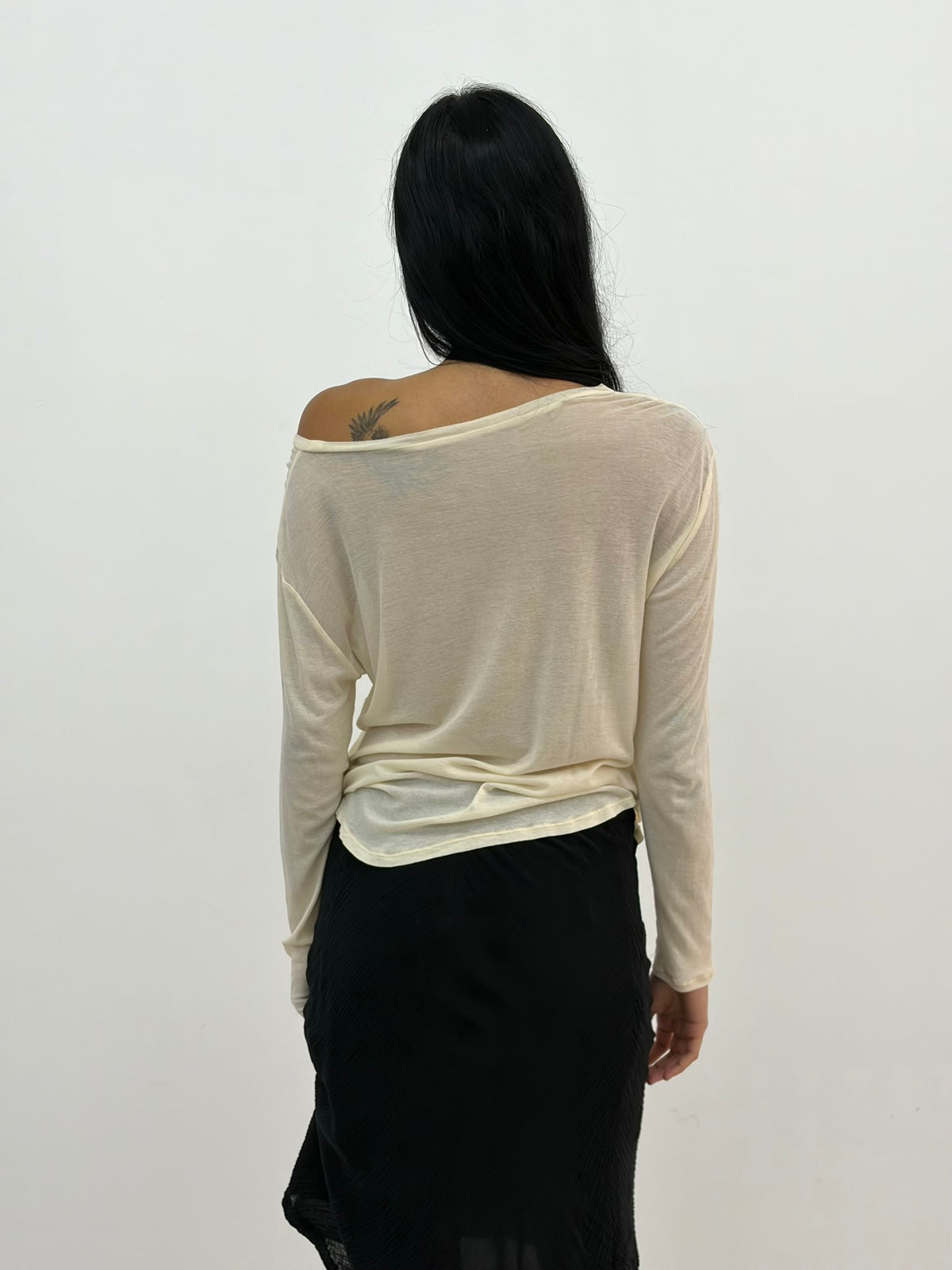 Sheer Beige Top