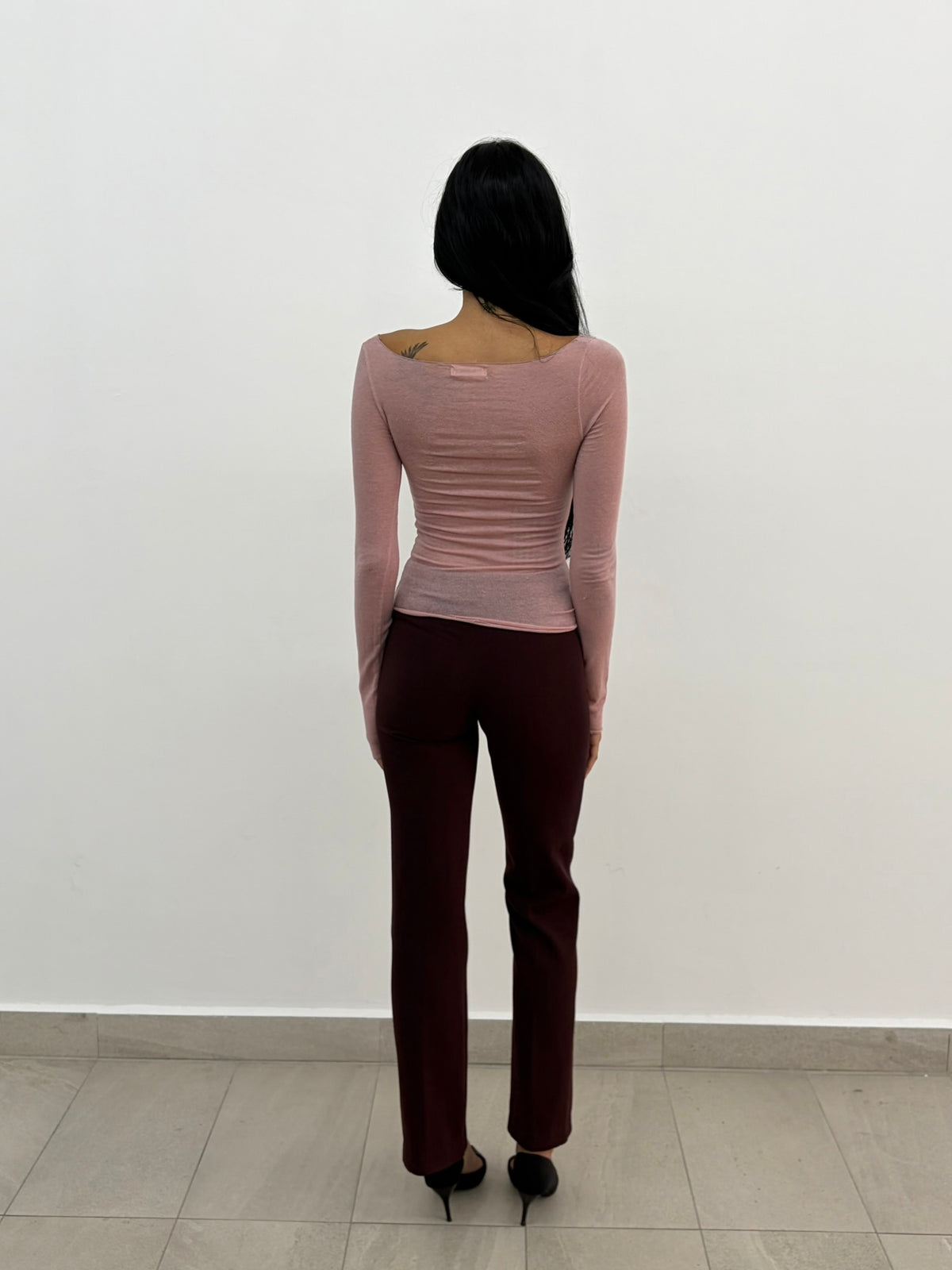 Pink Sheer Top