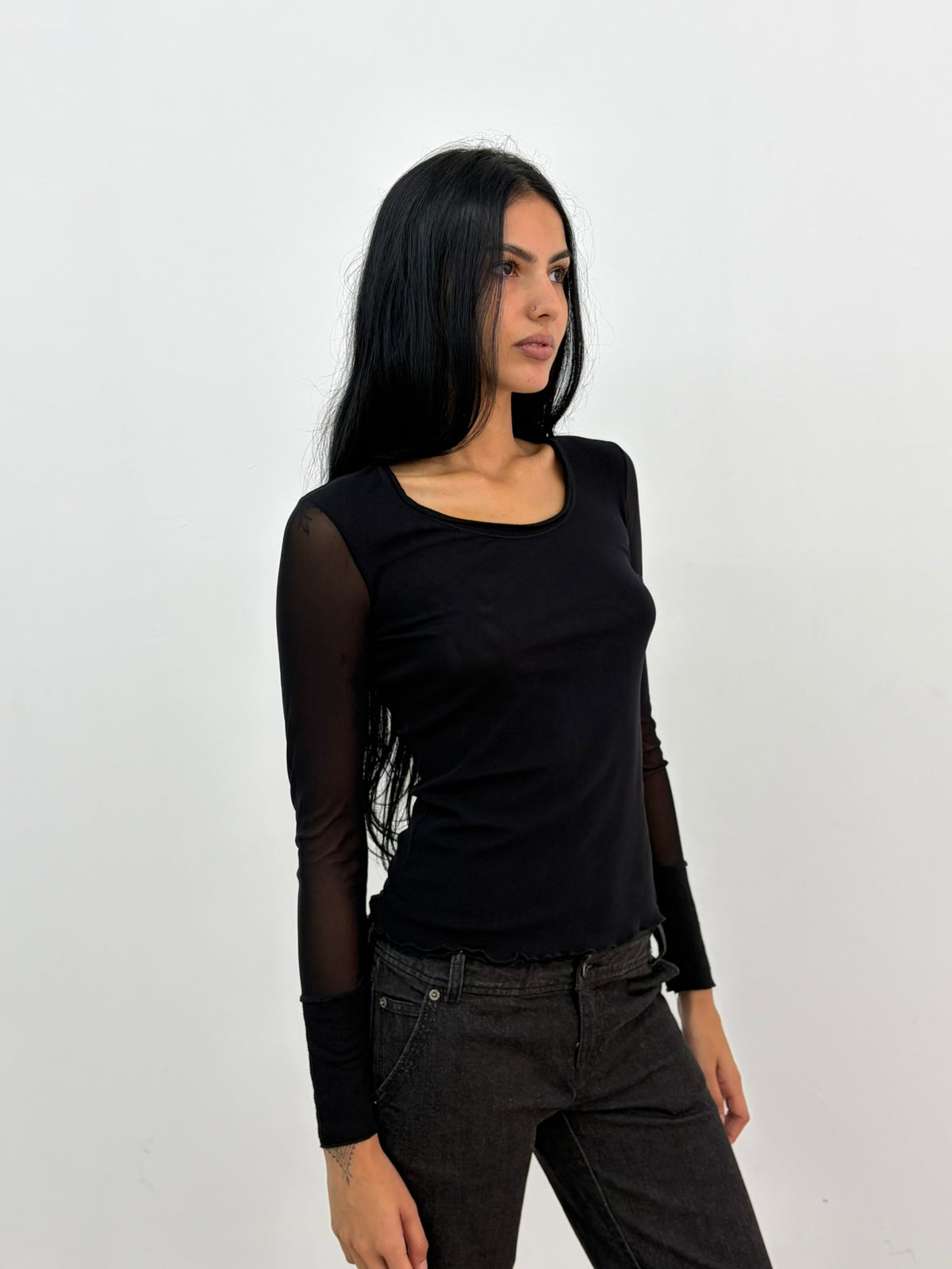 Mesh Black Top