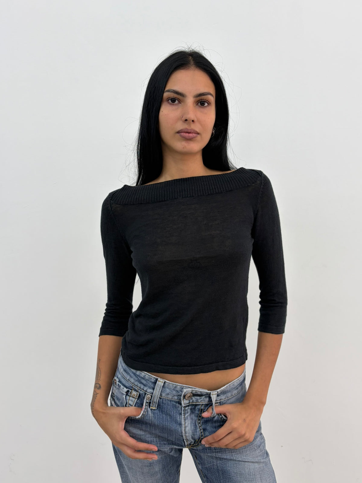 Boat Neck Top
