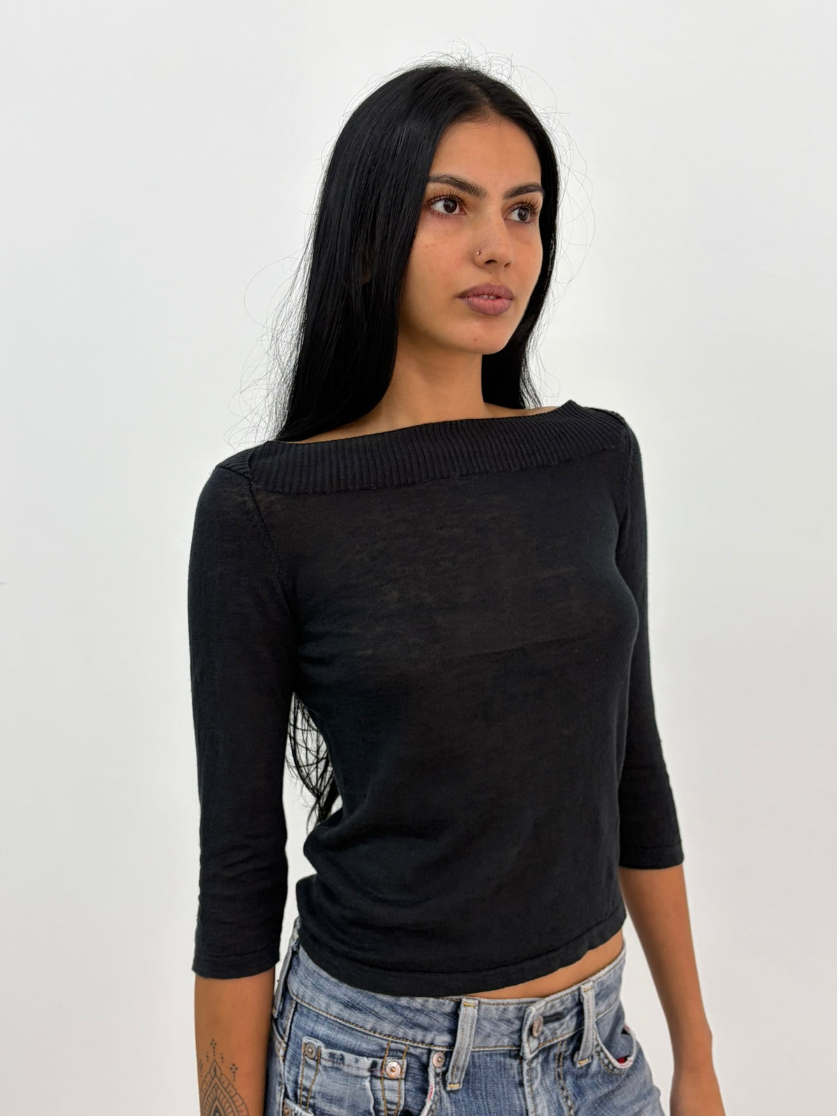 Boat Neck Top