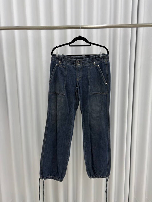 Cinch Bottom Jeans